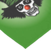 Irish Skeleton Clown Green Lange Tafelloper (Hoek)