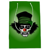 Irish Skeleton Clown Green Medium Cadeauzakje (Voorkant)