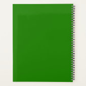 Irish Skeleton Clown Green Planner (Achterkant)