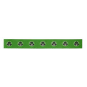 Irish Skeleton Clown Green Satijnen Lint (Voorkant)