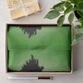 Irish Skeleton Clown Green Tissuepapier (Geschenk)