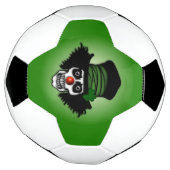Irish Skeleton Clown Green Voetbal (Gedraaid)