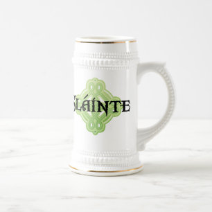 Irish Slainte Beer Stein Bierpul