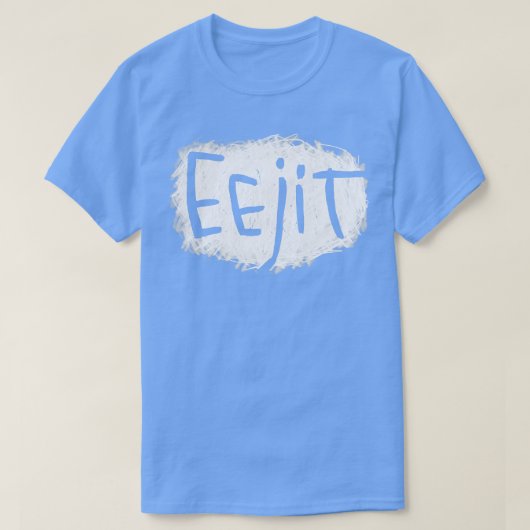 Irish Slang Eejit grappig Iers T-shirt (Design voorkant)