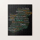 Irish Slang Map Jigzaag Puzzle Legpuzzel (Verticaal)