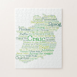 Irish Slang Map Legpuzzel