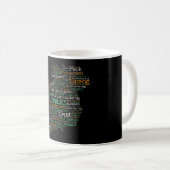 Irish Slang Word Art Kaart Koffie Mok (Voorkant rechts)