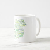 Irish Slang Word Art Kaart Koffie Mok (Voorkant rechts)