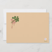 Irish Smile - Foto Birthday Party Invitation Kaart (Achterkant)