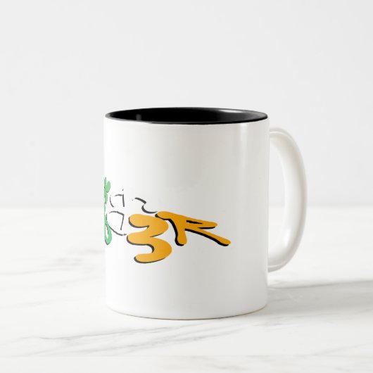 Irish Sober (50B3R) Coffee Mok (Voorkant rechts)