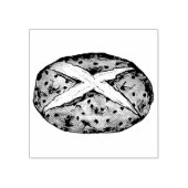 Irish Soda Bread Ireland St. Patrick's Day Loaf Rubberstempel (Afrduk)