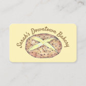 Irish Soda Bread Loaf Bakery Pastry Chef Food Visitekaartje (Voorkant)