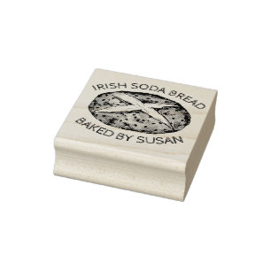 Irish Soda Bread Loaf gebrandmerkt door gepersonal Rubberstempel