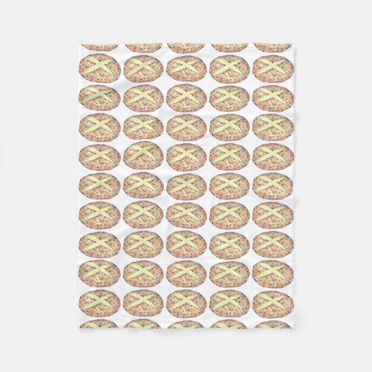 Irish Soda Bread Loaf St. Patrick's Day Baking Fleece Deken (Voorkant)