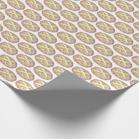 Irish Soda Bread Loaf St. Patrick's Day Food Cadeaupapier (Hoek)