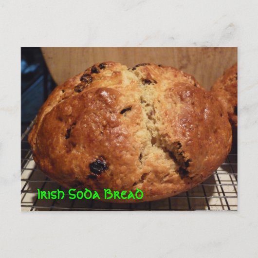 Irish Soda Bread Recipe Post Card Briefkaart (Voorkant)