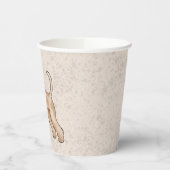 Irish Soft-Coated Wheaten Terrier Schattige Dog Be Papieren Bekers (Links)