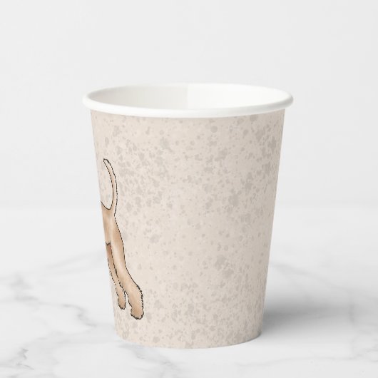 Irish Soft-Coated Wheaten Terrier Schattige Dog Be Papieren Bekers (Links)