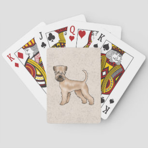 Irish Soft-Coated Wheaten Terrier Schattige Dog Be Pokerkaarten