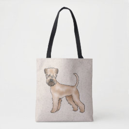 Irish Soft-Coated Wheaten Terrier Schattigee Carto Tote Bag