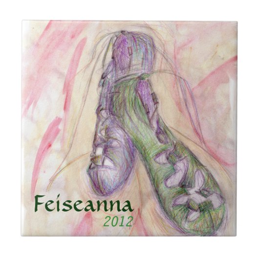 Irish Soft Shoes Tile Tegeltje (Voorkant)