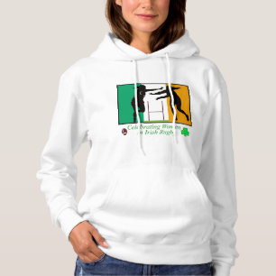 Irish Sport Afbeeldingen voor Fleece Pullover Hood