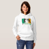 Irish Sport Afbeeldingen voor Fleece Pullover Hood (Voorkant volledig)