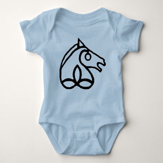 Irish Sport Horse Baby Romper (Voorkant)
