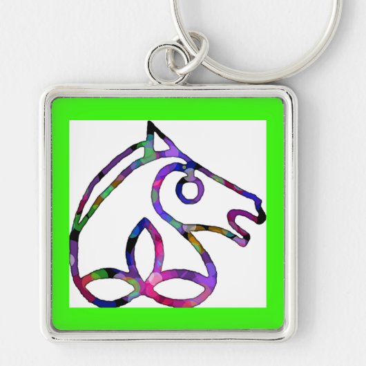 Irish Sport Horse Sleutelhanger Large (Voorkant)