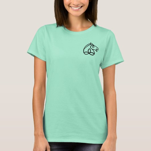 Irish Sport Horse Two Tone Shirt (Voorkant)