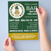 Irish Sports Bar, Pub/Brewery Adverteren Flyer (Hand)