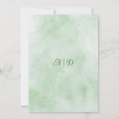 Irish Springtime Daisies Wedding Kaart (Achterkant)