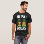 Irish Squad St Patricks Day Leprechauns Drink L T-shirt (Voorkant volledig)