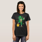 Irish St Patrick Day Dabbing Leprechaun Kind Toddl T-shirt (Voorkant volledig)