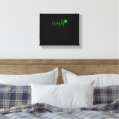 Irish St Patrick Day Mannen Vrouwen Saint Patricks Canvas Afdruk (Insitu (Slaapkamer))