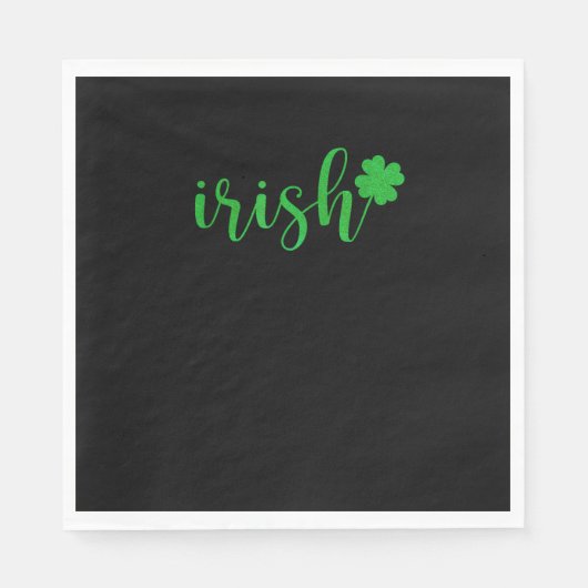 Irish St Patrick Day Mannen Vrouwen Saint Patricks Servet (Voorkant)