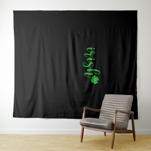 Irish St Patrick Day Mannen Vrouwen Saint Patricks Wandkleed (In Situ (horizontaal))