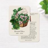 Irish St. Patrick Funeral Memorial Prayer Visitekaartje (Bureau)
