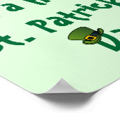 IRISH ST. PATRICK'S DAG POSTER (Hoek)
