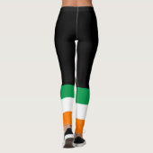 IRISH St. Patrick's Day Flag of Ireland Black Leggings (Achterkant)