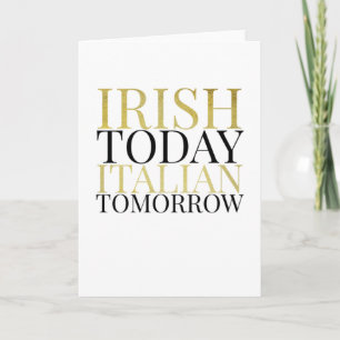 Irish St Patrick's Day Gift Friends Kaart