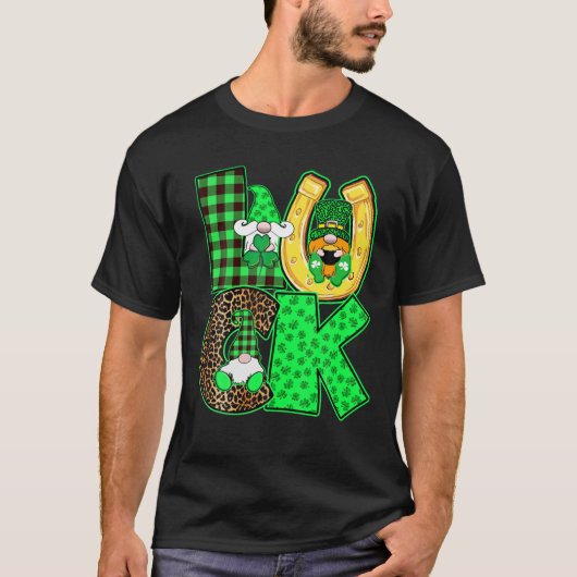Irish St. Patrick's Day Gnomes Leprechauns Luck Sh T-shirt (Voorkant)