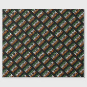 Irish St Patrick's Day Ireland Flag Shamrock Lucky Cadeaupapier (Vlak)