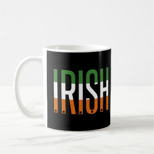 Irish St Patrick's Day Ireland Flag Shamrock Lucky Koffiemok