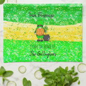 Irish St Patrick's Day Leprechaun Gnome Seasonal Theedoek (Gevouwen)