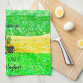 Irish St Patrick's Day Leprechaun Gnome Seasonal Theedoek (Quarter Fold)