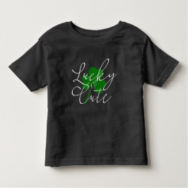Irish St Patricks Day Lucky en Schattigee Shamrock Kinder Shirts