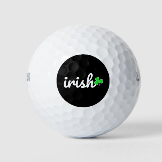 Irish St.. Patrick's Day Lucky Shamrock Golfballen (Voorkant)