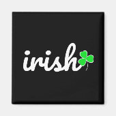 Irish St. Patrick's Day Lucky Shamrock Magneet (Voorkant)