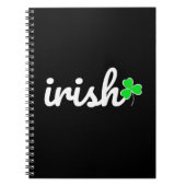 Irish St. Patrick's Day Lucky Shamrock Notitieboek (Voorkant)